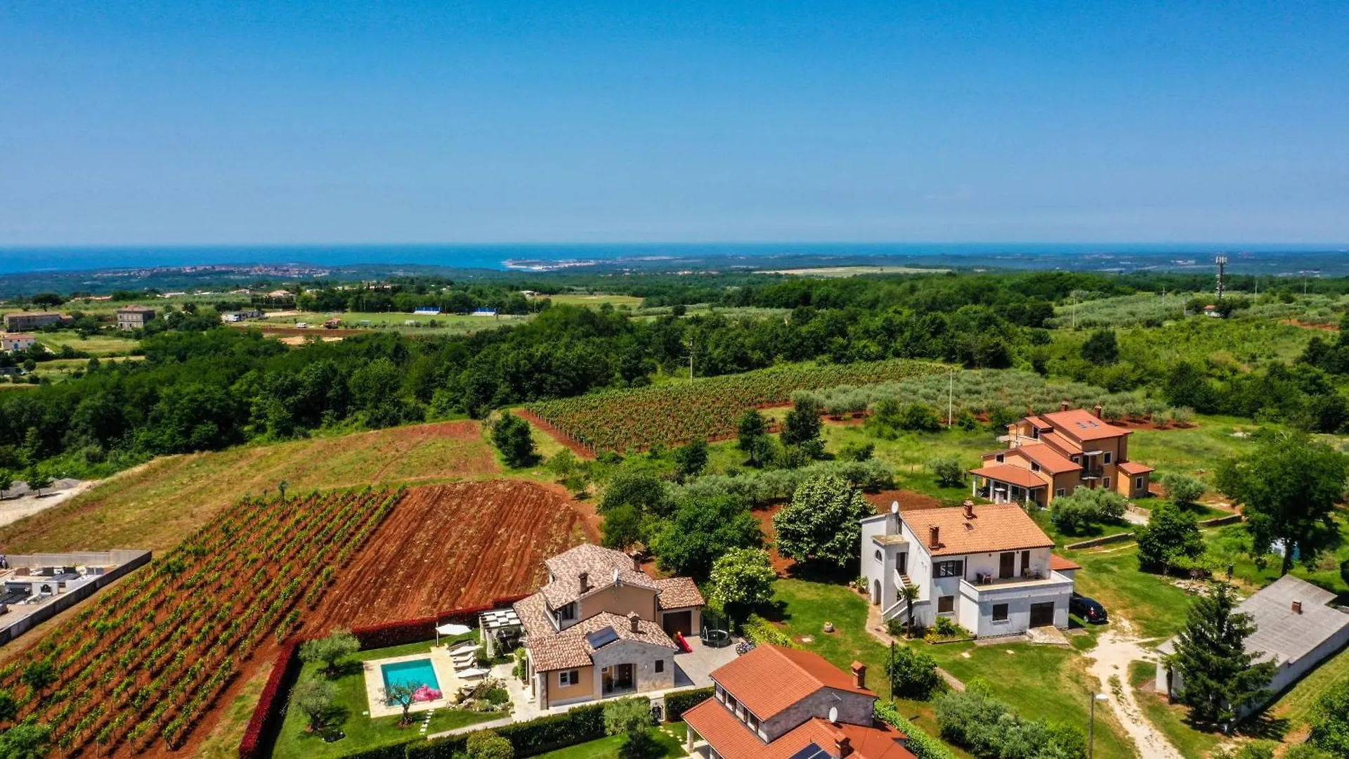 Villa Elizabet Bei Porec Mit Pool Babici